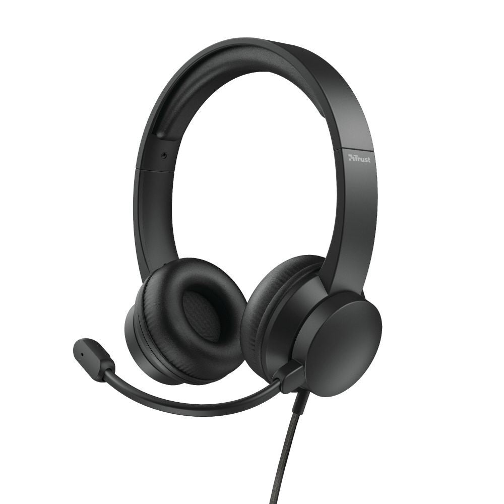 Trust Rydo Auricolare Cablato A Padiglione Musica e Chiamate USB tipo A Nero [24133]