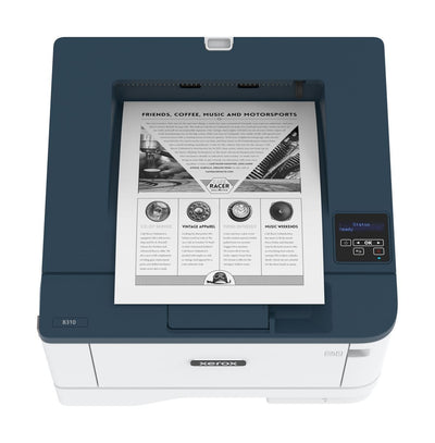 Xerox B310 A4 40 ppm Stampante fronte/retro wireless PS3 PCL5e/6 2 vassoi Totale 350 fogli [B310V_DNI]