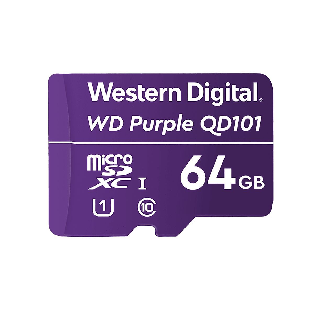 SanDisk WD Purple SC QD101 64 GB MicroSDXC Classe 10 [WDD064G1P0C-85AEL0]