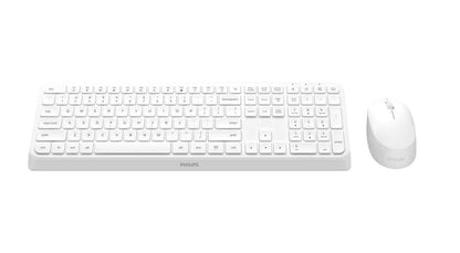 Philips 3000 series SPT6307W/34 tastiera Mouse incluso Universale RF Wireless QWERTY Inglese Bianco [SPT6307W/34]