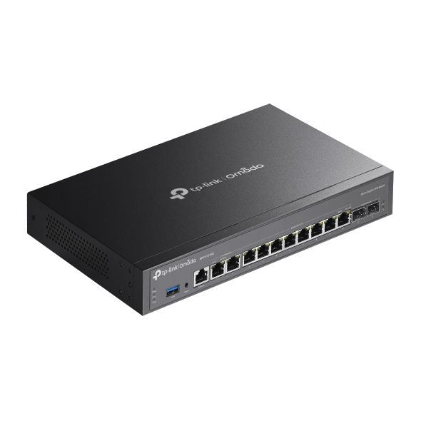 TP-Link Omada ER7412-M2 router cablato 2.5 Gigabit Ethernet, Gigabit Ethernet Nero [ER7412-M2]