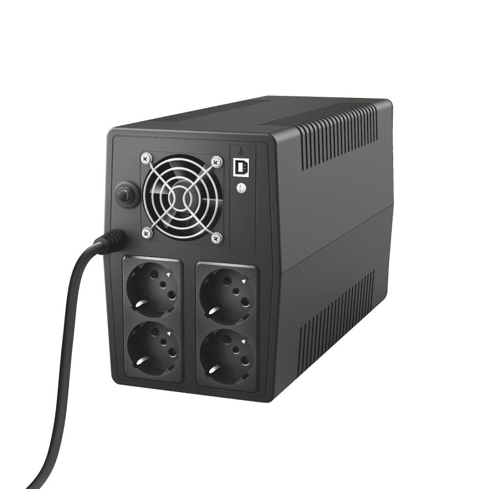 Trust Paxxon gruppo di continuità (UPS) 1,5 kVA 900 W 4 presa(e) AC [23505]
