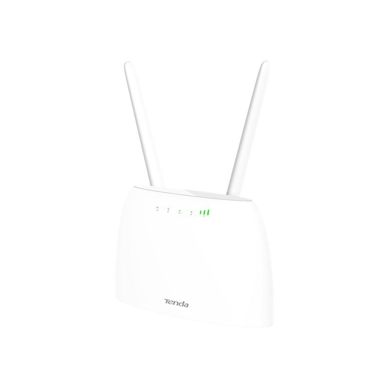 Tenda N300 router wireless Fast Ethernet Banda singola (2.4 GHz) 4G Bianco [4G06]