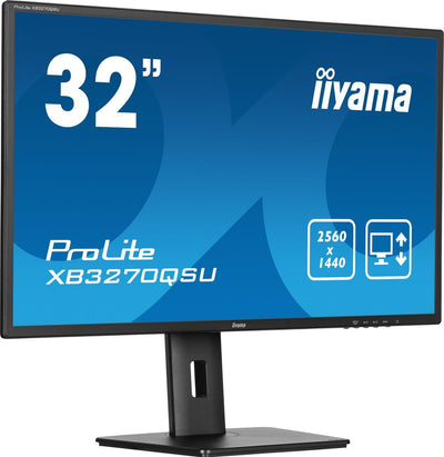 iiyama ProLite XB3270QSU-B1 Monitor PC 80 cm (31.5") 2560 x 1440 Pixel Quad HD LED Nero [XB3270QSU-B1]