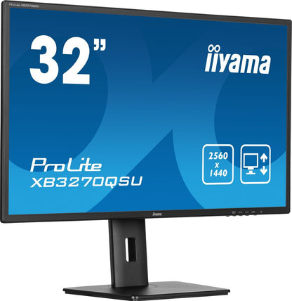 iiyama ProLite XB3270QSU-B1 Monitor PC 81,3 cm (32") 2560 x 1440 Pixel Wide Quad HD LED Nero [XB3270QSU-B1]