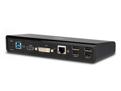 Hamlet Docking Station USB 3.0 Dual Display dual display DVI e HDMI, hub con 6 porte usb, LAN E AUDIO [HDOCKS300]
