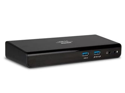 Hamlet Docking Station USB 3.0 Dual Display dual display DVI e HDMI, hub con 6 porte usb, LAN E AUDIO [HDOCKS300]