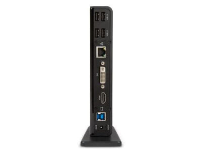 Hamlet Docking Station USB 3.0 Dual Display dual display DVI e HDMI, hub con 6 porte usb, LAN E AUDIO [HDOCKS300]