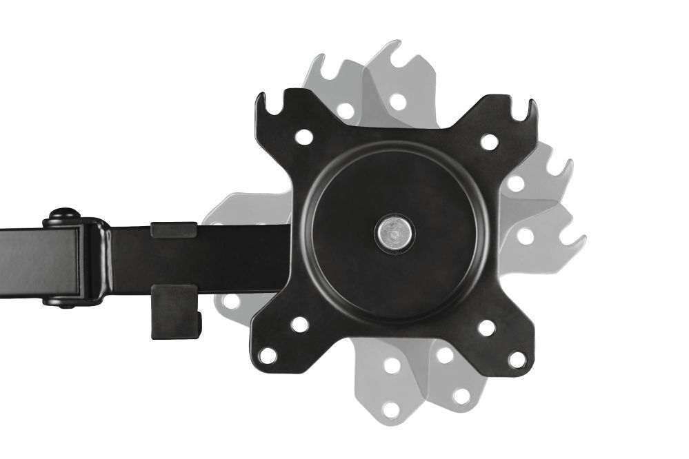 Trust GXT 1120 Mara Dual Monitor Arm 81,3 cm (32") Scrivania Nero [23941]