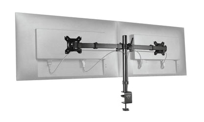Trust GXT 1120 Mara Dual Monitor Arm 81,3 cm (32") Scrivania Nero [23941]