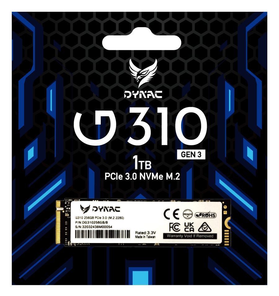 DYNAC G310 1 TB M.2 PCI Express 3.0 NVMe 3D TLC NAND [G3101TB/R]