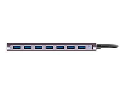 Hamlet XHUB-07A3 hub di interfaccia USB 3.2 Gen 1 (3.1 Gen 1) Type-A 5000 Mbit/s Nero [XHUB-07A3]