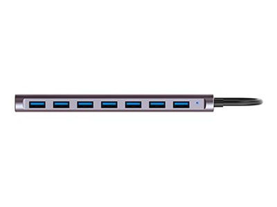 Hamlet XHUB-07A3 hub di interfaccia USB 3.2 Gen 1 (3.1 Gen 1) Type-A 5000 Mbit/s Nero [XHUB-07A3]
