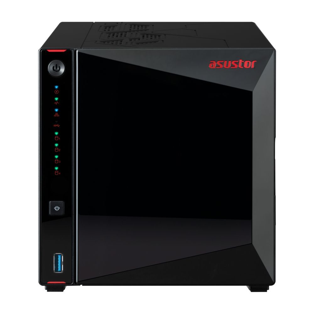 Asustor AS5404T server NAS e di archiviazione Intel Celeron N5105 4 GB DDR4 0 TB ADM Nero [AS5404T]