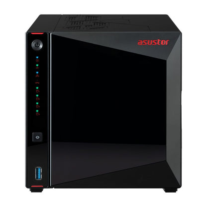 Asustor AS5404T server NAS e di archiviazione Intel Celeron N5105 4 GB DDR4 0 TB ADM Nero [AS5404T]