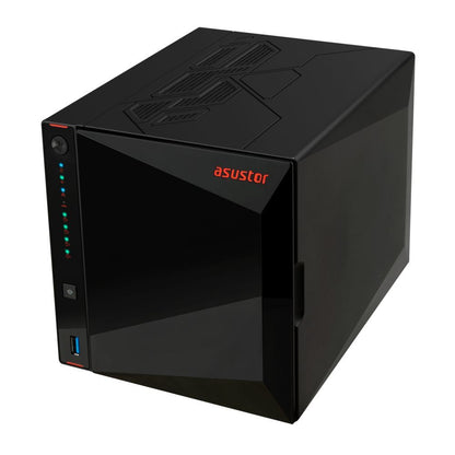 Asustor AS5404T server NAS e di archiviazione Intel Celeron N5105 4 GB DDR4 0 TB ADM Nero [AS5404T]