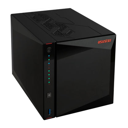 Asustor AS5404T server NAS e di archiviazione Intel Celeron N5105 4 GB DDR4 0 TB ADM Nero [AS5404T]