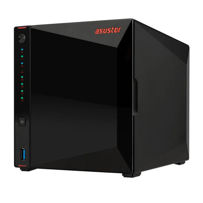 Asustor AS5404T server NAS e di archiviazione Intel Celeron N5105 4 GB DDR4 0 TB ADM Nero [AS5404T]
