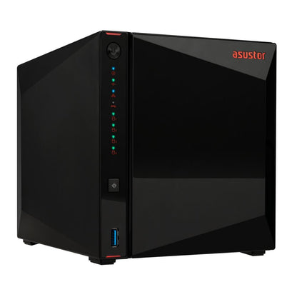 Asustor AS5404T server NAS e di archiviazione Intel Celeron N5105 4 GB DDR4 0 TB ADM Nero [AS5404T]