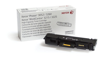 Xerox Cartuccia toner Nero a Alta capacità da 3000 Pagine per Phaser 3052/3260, WorkCentre 3215/3225 (106R02777) [106R02777]