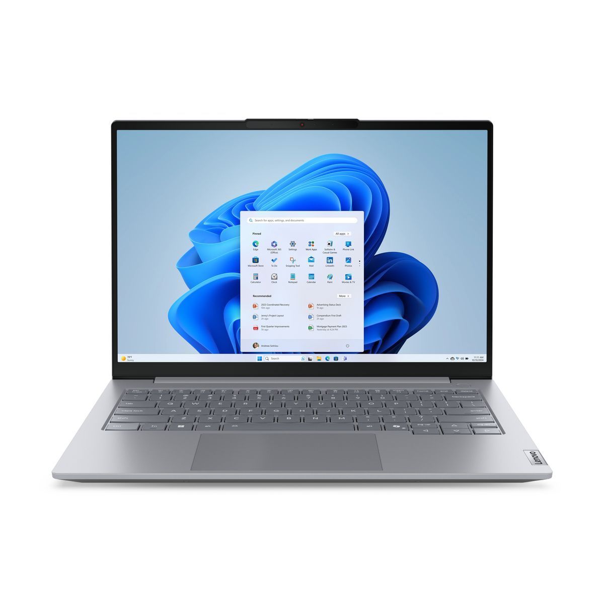 Lenovo ThinkBook 14 G8 IRL Intel Core 7 240H Computer portatile 35,6 cm (14") WUXGA 16 GB DDR5-SDRAM 512 GB SSD Wi-Fi 6E (802.11ax) Windows 11 Pro Italiano Grigio [21SG008CIX]