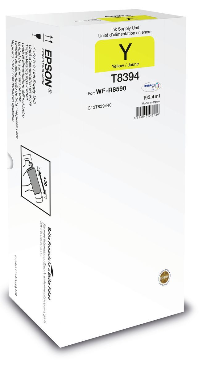 Epson C13T83944N cartuccia d'inchiostro 1 pz Originale Resa elevata (XL) Giallo [C13T83944N]