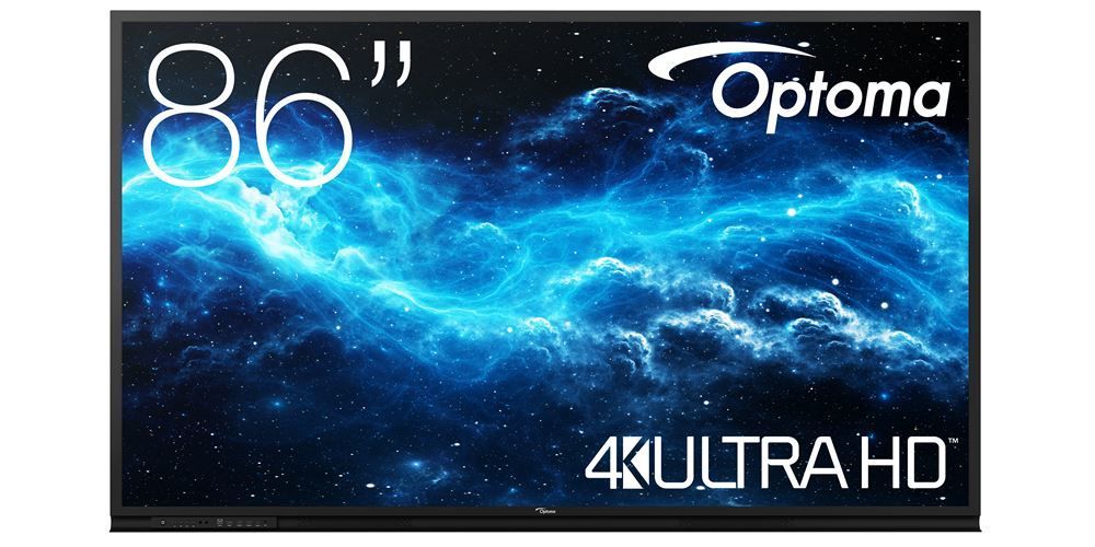 Optoma 3862RK lavagna interattiva 2,18 m (86") 3840 x 2160 Pixel Touch screen Nero [3862RK]