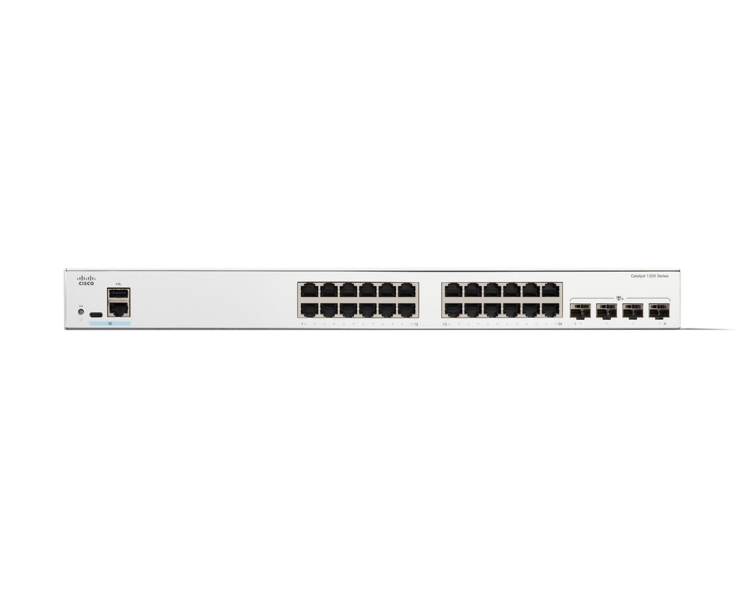 Cisco C1200-24T-4X switch di rete Gestito L2/L3 Gigabit Ethernet (10/100/1000) Bianco [C1200-24T-4X]