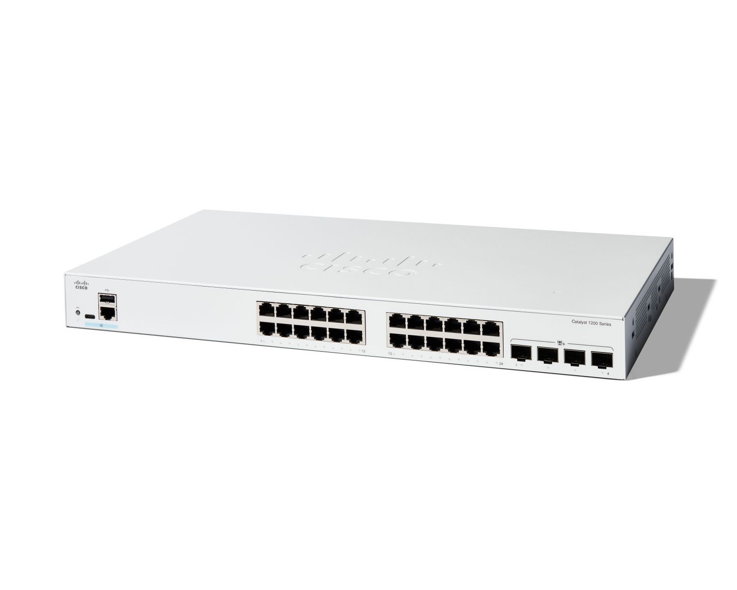 Cisco C1200-24T-4X switch di rete Gestito L2/L3 Gigabit Ethernet (10/100/1000) Bianco [C1200-24T-4X]