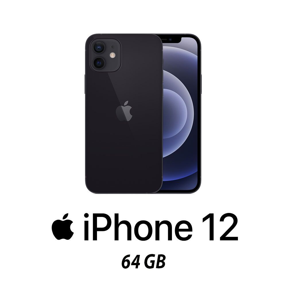 IPHONE 12 64GB BLACK/2Y [004816PCR-EU]