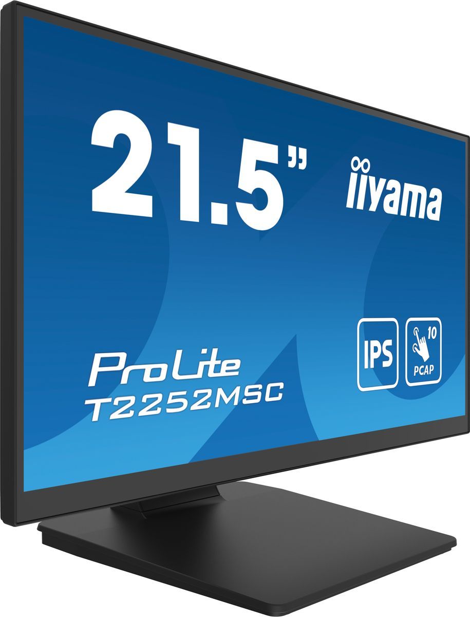 iiyama ProLite T2252MSC-B2AG Monitor PC 54,6 cm (21.5") 1920 x 1080 Pixel Full HD LCD Touch screen Nero [T2252MSC-B2AG]