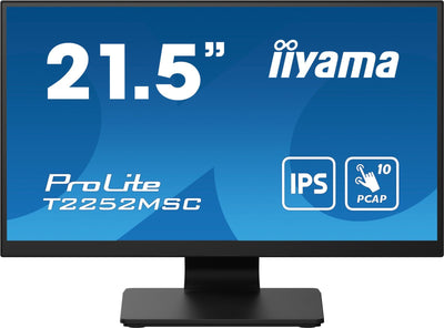 iiyama ProLite T2252MSC-B2AG Monitor PC 54,6 cm (21.5") 1920 x 1080 Pixel Full HD LCD Touch screen Nero [T2252MSC-B2AG]