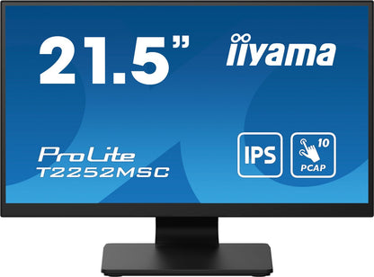 iiyama ProLite T2252MSC-B2AG Monitor PC 54,6 cm (21.5") 1920 x 1080 Pixel Full HD LCD Touch screen Nero [T2252MSC-B2AG]