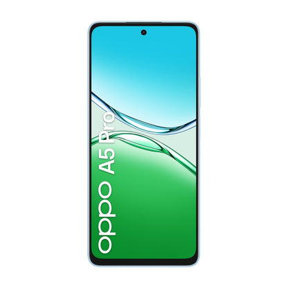 OPPO A5 Pro Smartphone, Foto AI 50MP, Frontale 8MP, Display 6.67 90HZ LCD HD+, 5800mAh, RAM 8(Esp4GB/6GB/8GB)+ROM 256GB (esp1TB), IP69, [Versione Italia], Feather Blue [110010348164]