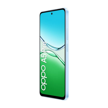 OPPO A5 Pro Smartphone, Foto AI 50MP, Frontale 8MP, Display 6.67 90HZ LCD HD+, 5800mAh, RAM 8(Esp4GB/6GB/8GB)+ROM 256GB (esp1TB), IP69, [Versione Italia], Feather Blue [110010348164]