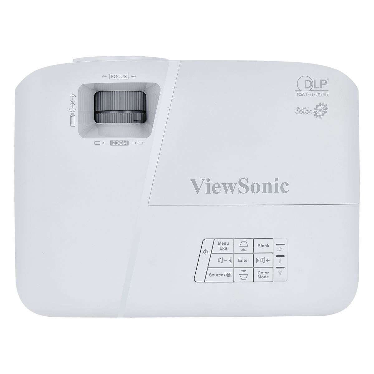 Viewsonic PA503S videoproiettore Proiettore a raggio standard 3600 ANSI lumen DLP SVGA (800x600) Grigio, Bianco [PA503S]