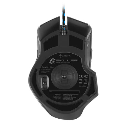Sharkoon Skiller SGM1 mouse Mano destra USB tipo A Ottico 10800 DPI [SKILLERSGM1]