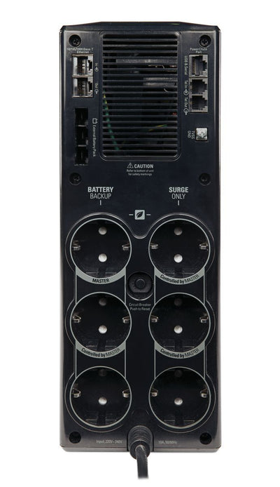 APC Back-UPS Pro gruppo di continuità (UPS) A linea interattiva 1,5 kVA 865 W 6 presa(e) AC [BR1500G-GR]