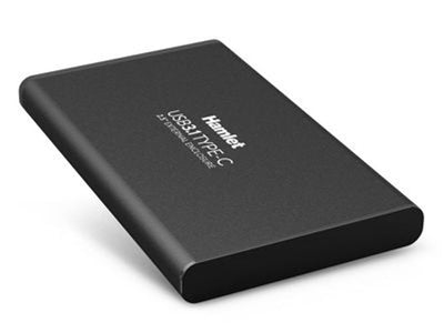 Hamlet Box esterno USB 3.1 Tyce-C per Hard Disk SATA 2,5 in alluminio [HXD25TCU31]