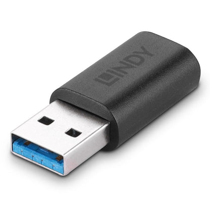 Lindy 41904 adattatore per inversione del genere dei cavi USB 3.2 Type A USB 3.2 Type C Nero [LINDY41904]