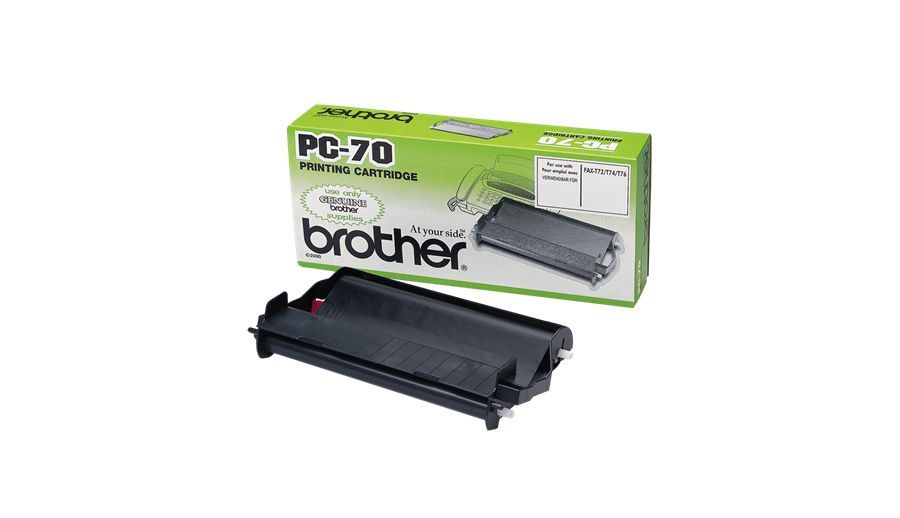 Brother PC-70 ricambio per fax Cartuccia fax + nastro 140 pagine Nero 1 pz [PC70]