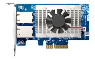 QNAP QXG-10G2T scheda di rete e adattatore Interno Ethernet 10000 Mbit/s [QXG-10G2T]