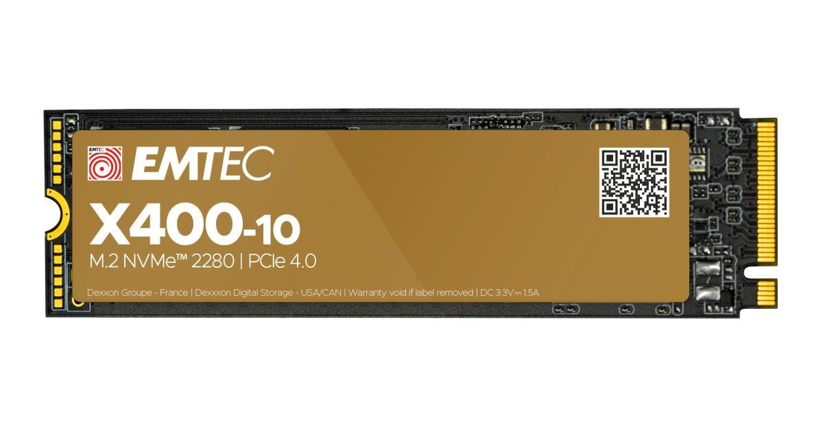 Emtec X400-10 M.2 4 TB PCI Express 4.0 NVMe [ECSSD4TX410]