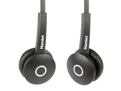 Hamlet HHEADM-CJS cuffia e auricolare Cablato A Padiglione Ufficio USB tipo-C Nero [HHEADM-CJS]