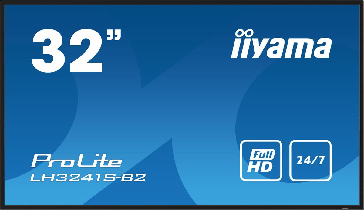 iiyama LH3241S-B2 visualizzatore di messaggi Design chiosco 80 cm (31.5") LED 350 cd/m Full HD Nero 24/7 [LH3241S-B2]