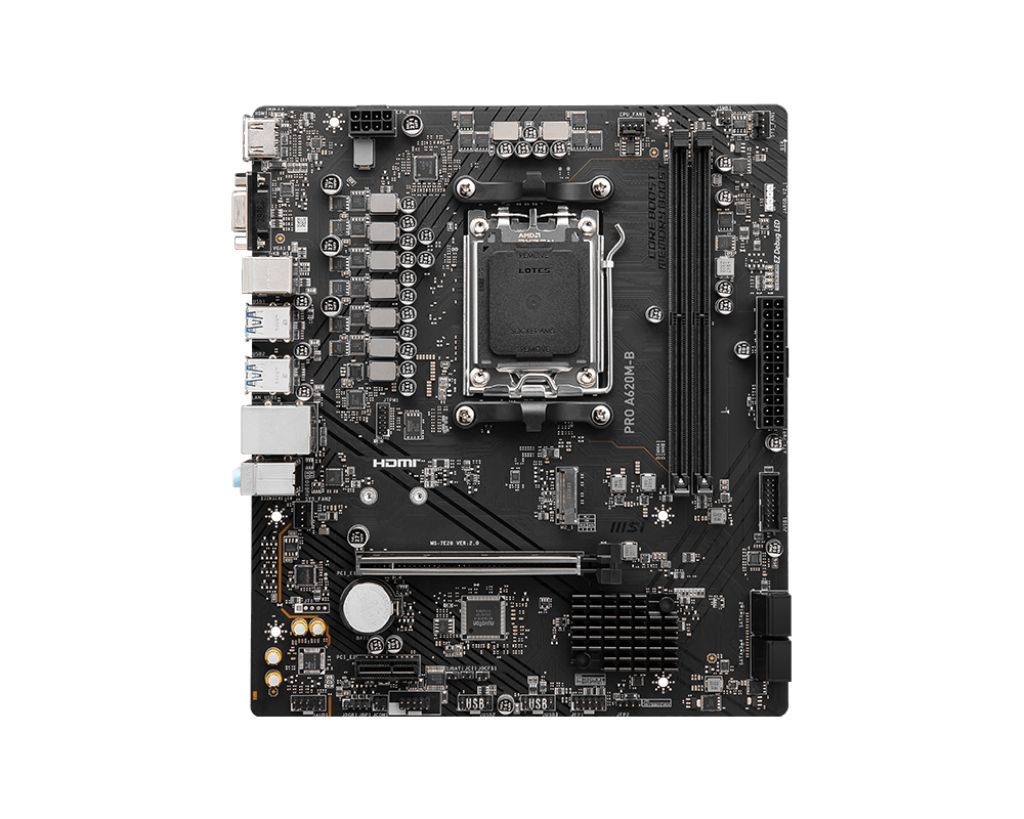 MSI PRO A620M-B scheda madre AMD A620 Socket AM5 micro ATX [PROA620M-B]