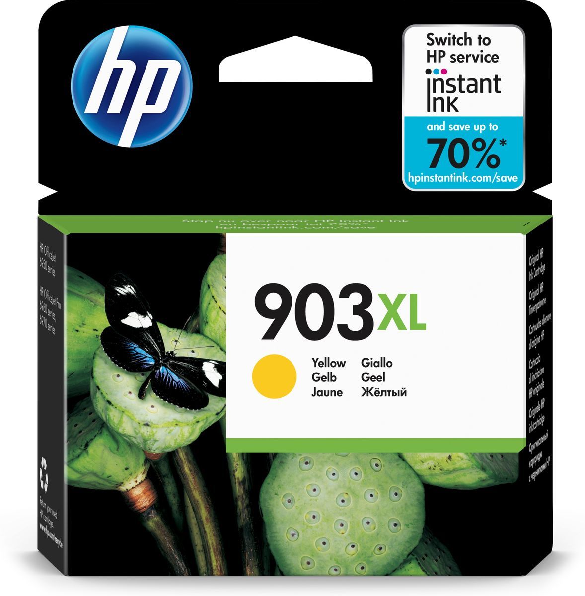 HP 903XL Yellow Ink Cartridge 825pagine Giallo cartuccia d'inchiostro [T6M11AE#BGX]