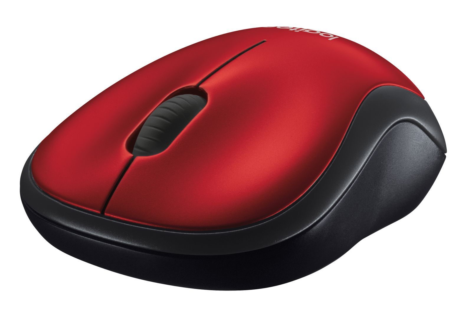 Logitech M185 mouse wireless (rosso) [910-002237]