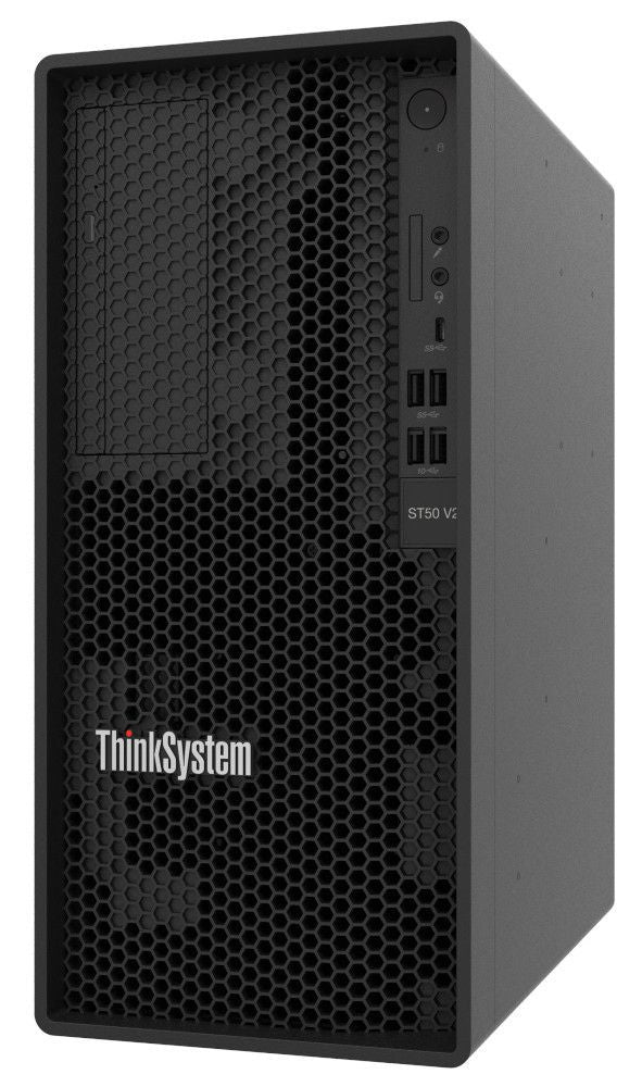 Lenovo ThinkSystem ST50 V2 server 1,92 TB Tower Intel Xeon E E-2324G 3,1 GHz 16 GB DDR4-SDRAM 500 W [7D8JA043EA]