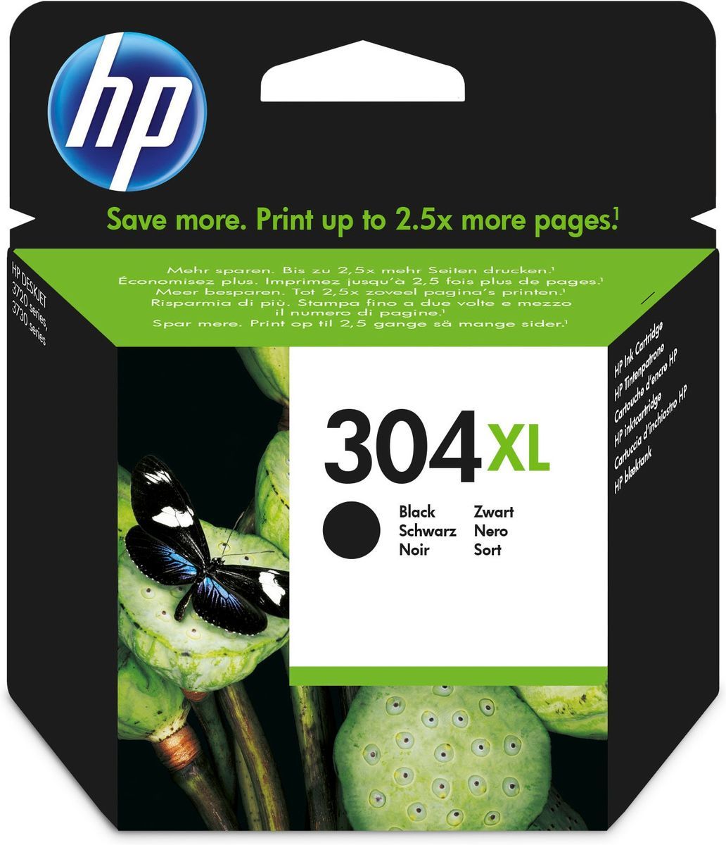 HP Cartuccia inchiostro originale nero 304XL [N9K08AE#UUS]